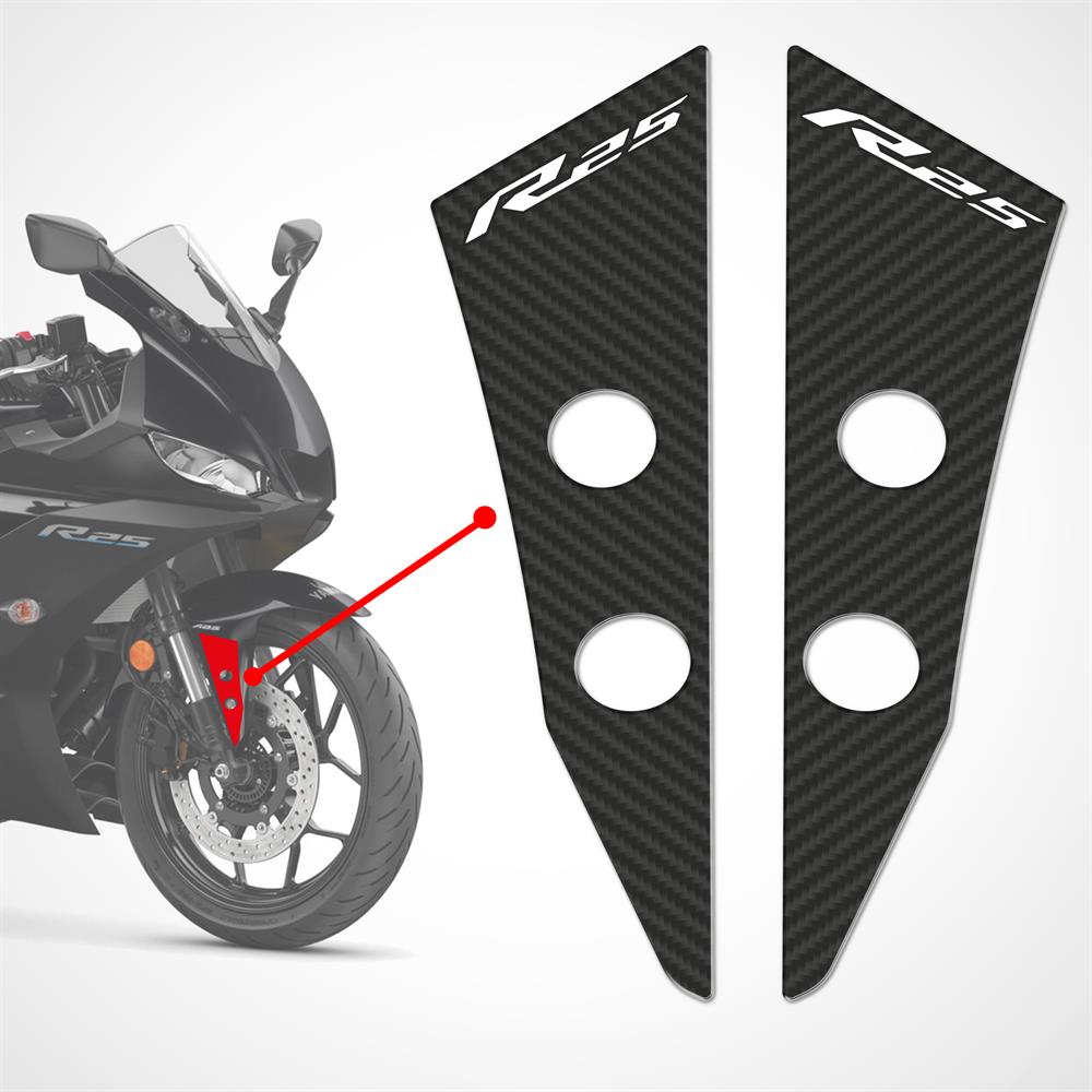 Yamaha R25 Karbon desen Yan Çamurluk Sticker Pad R 25