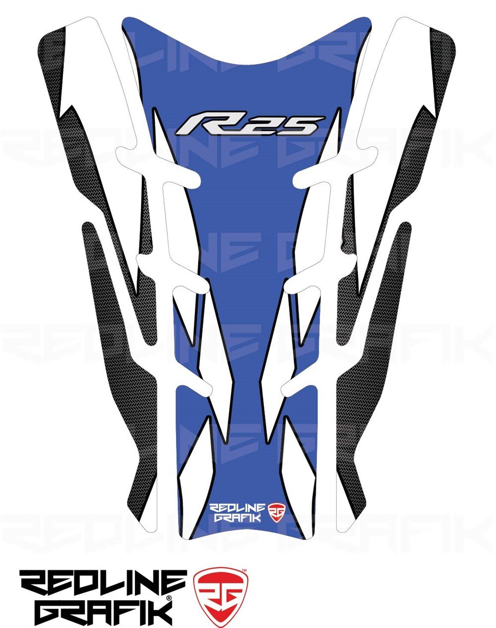 Yamaha R25 Kırmızı Tank Pad