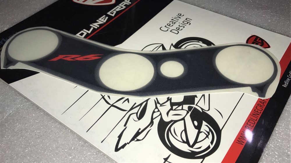 Yamaha R6 Red Black Mesnet Pedi Gidon Pad