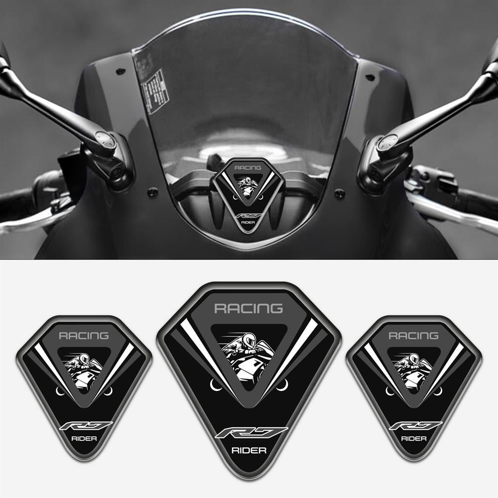Yamaha R7 Üçlü Black Edition 3D sticker 