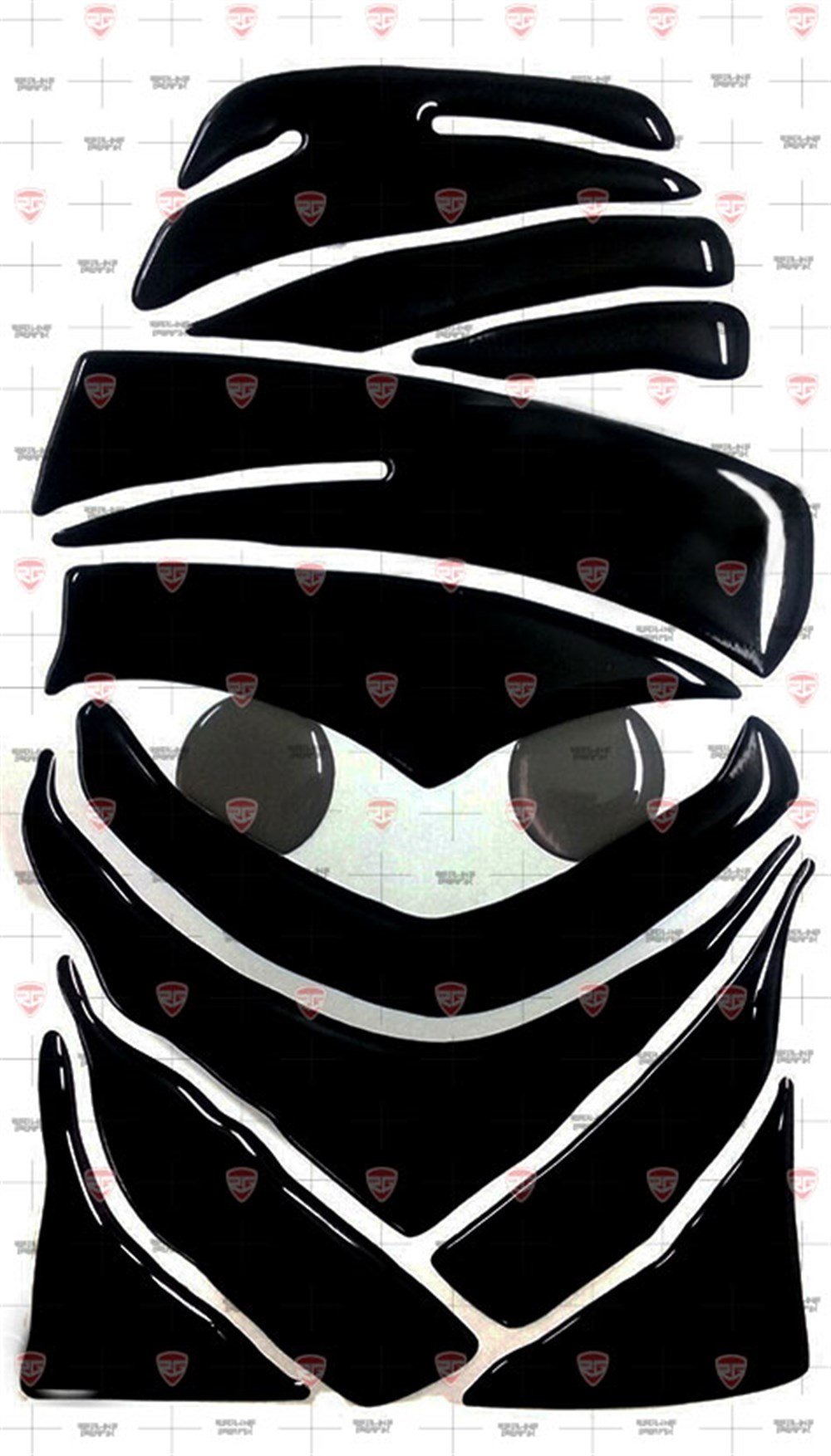 Yamaha Super Tenere Dakar tank pad 20x13 cm 