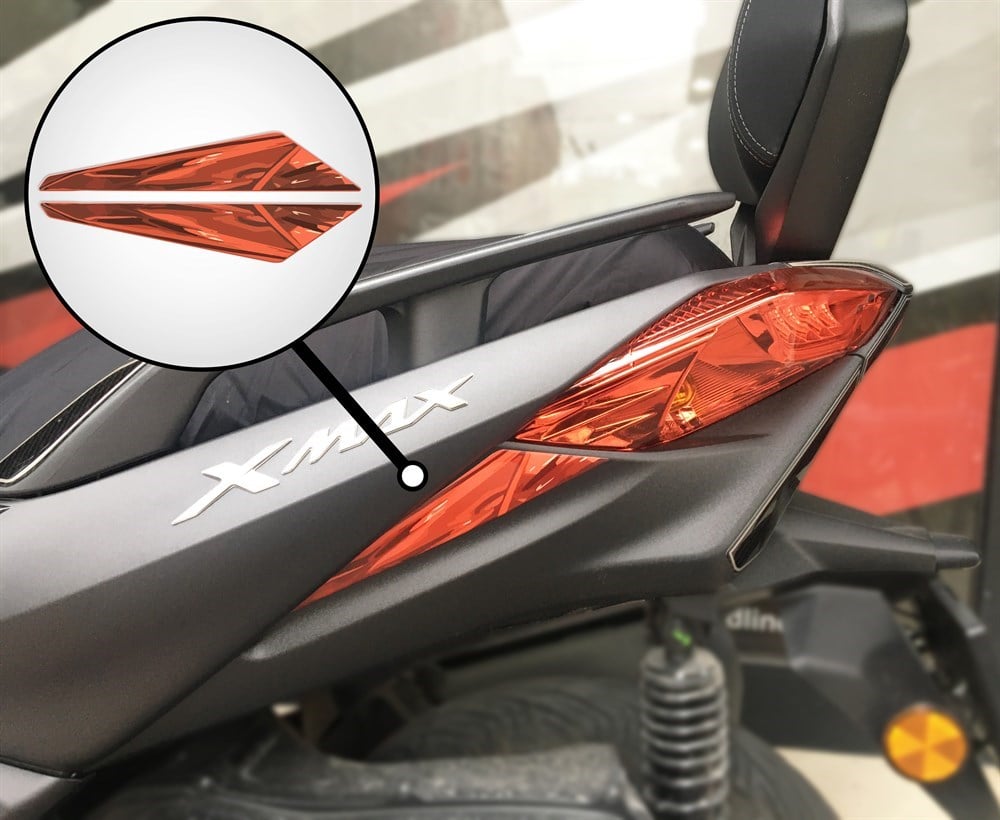 Yamaha Xmax 2018-2021 Karbon desen Far uzatma Pad Aksesuar