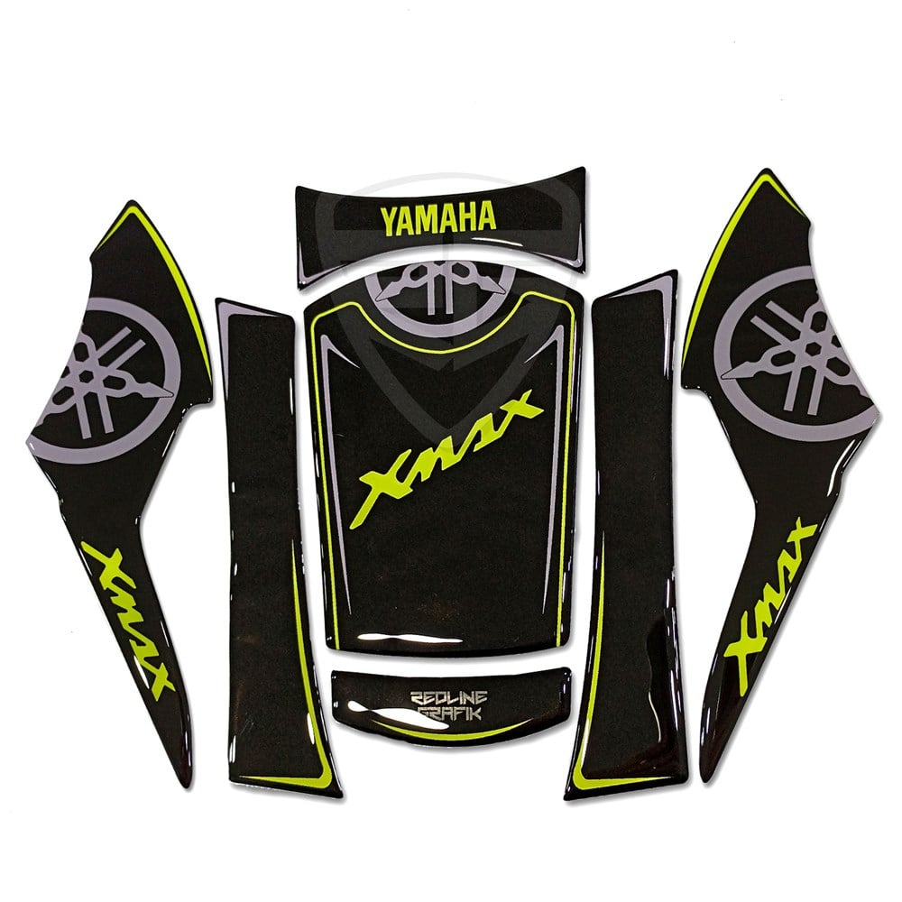 Yamaha Xmax 2018 Tank Pad Seti Siyah Sarı
