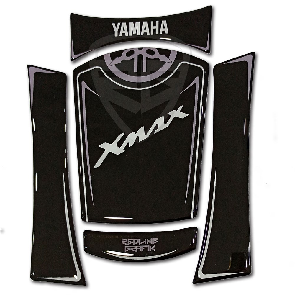Yamaha Xmax 2018 Tank Pad Siyah Beyaz
