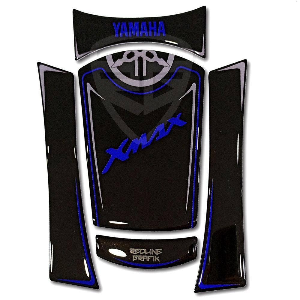 Yamaha Xmax 2018 Tank Pad Siyah Lacivert