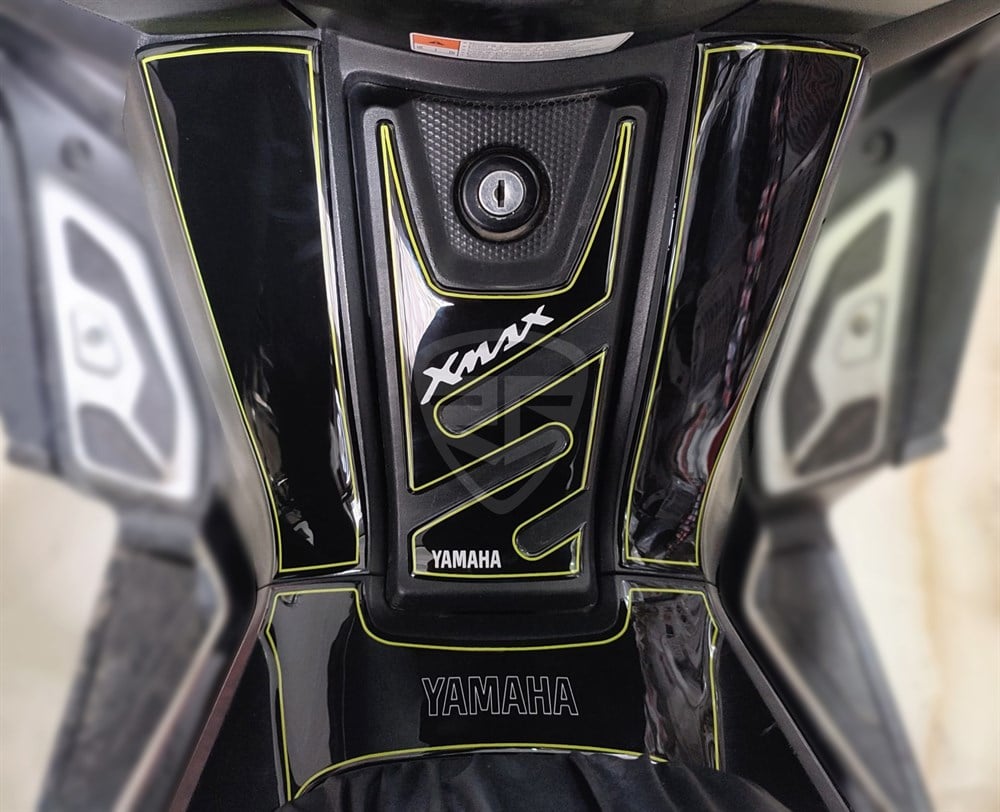 Yamaha Xmax 250 2014-2017 Full Tank Pad Seti Siyah Sarı