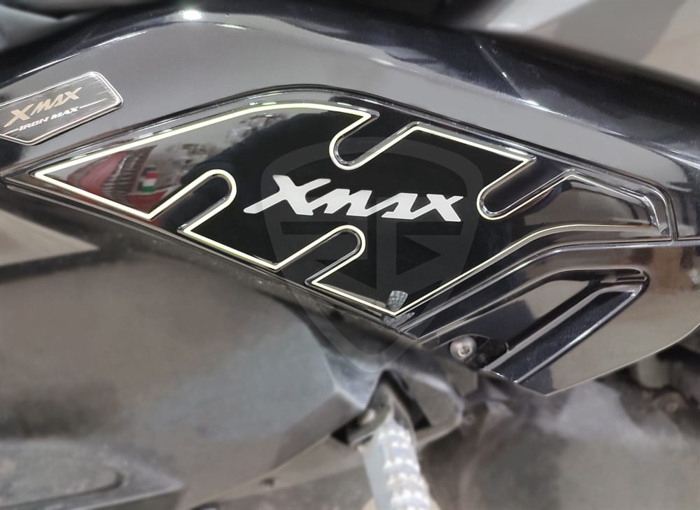 Yamaha Xmax 250 2014-2017 Yan Pad Siyah Beyaz