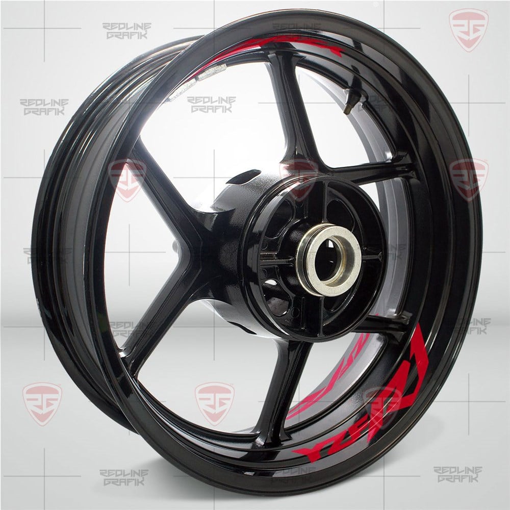 Yamaha YZF R1 Kırmızı Reflektif Jant Şeridi 