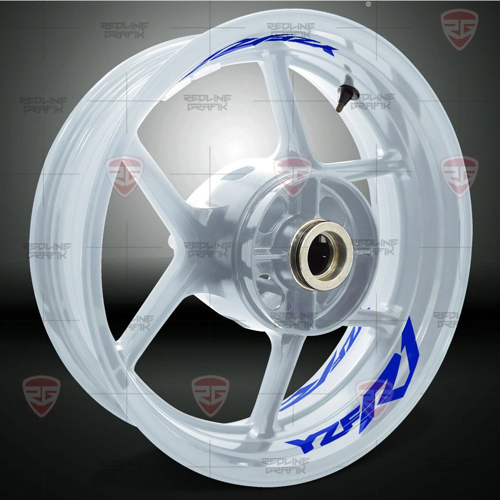 Yamaha YZF R1 Mavi Reflektif Jant Şeridi