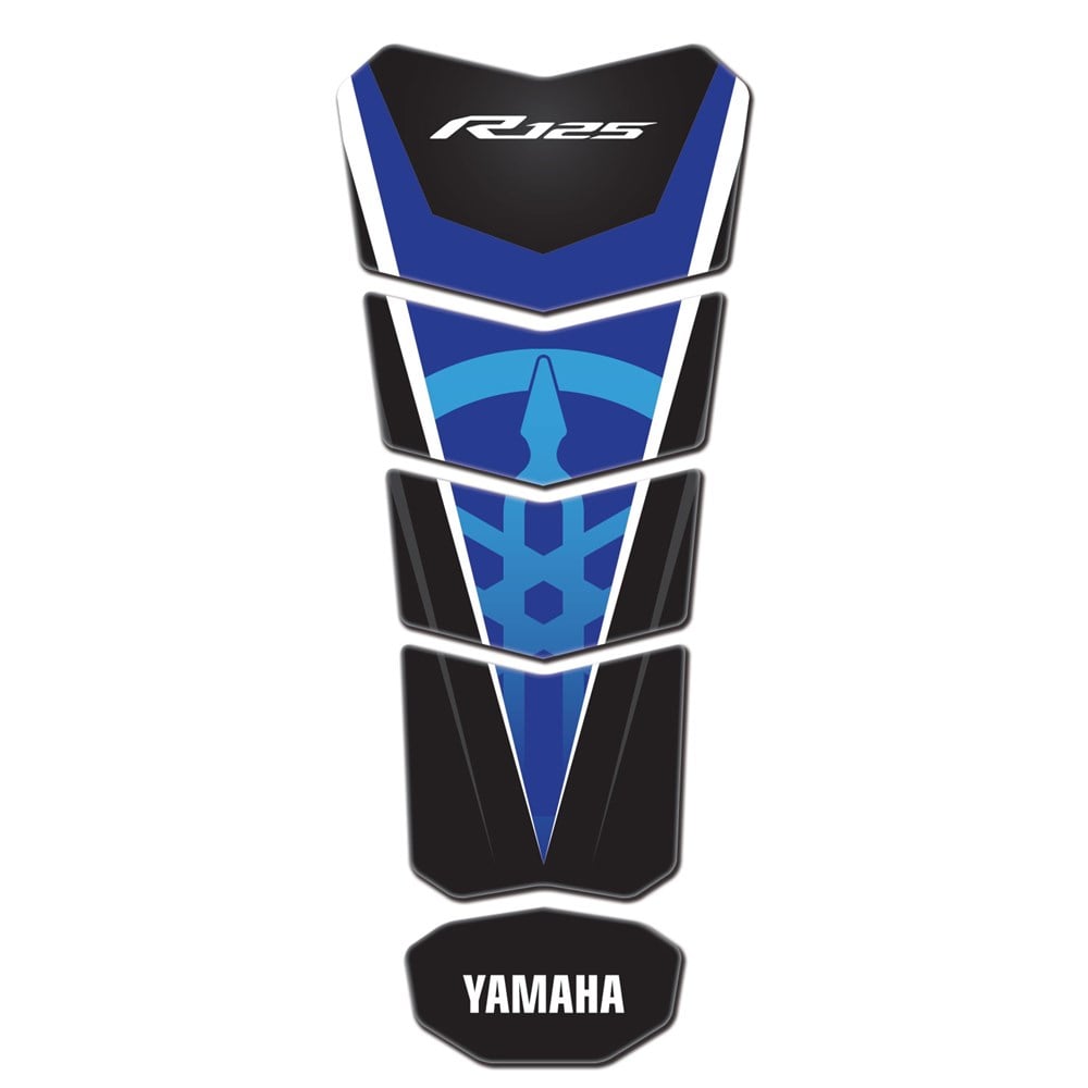 Yamaha Yzf R125 Race Blue Özel Tank Pad Redline Grafik