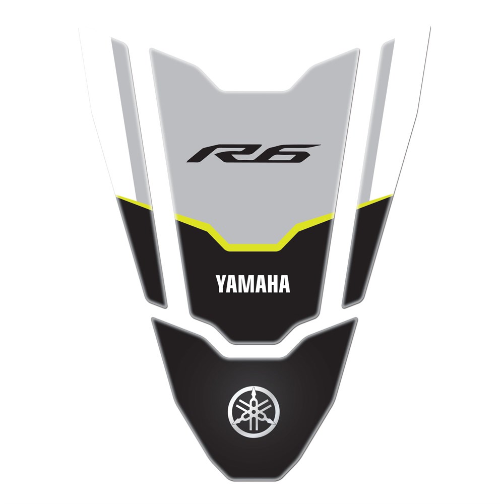 Yamaha Yzf R6 Beyaz-Sarı Tank Pad 