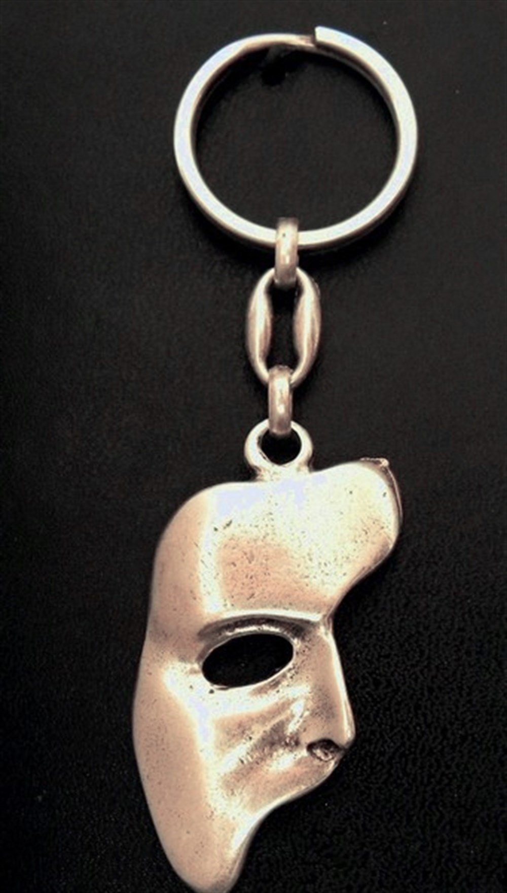 Yarım Surat Tiyatro Maske Anahtarlık