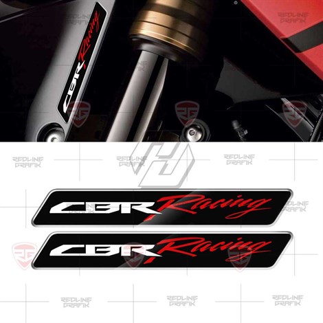 Cbr Racing Kabartmalı Motosiklet Sticker 2 Adet Yüksek Kalite