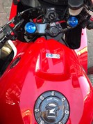 Honda CBR 600RR Gidon Mesnet Pad Siyah - Kırmızı