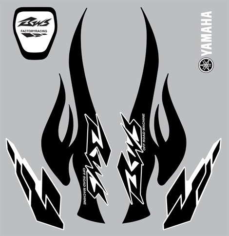 YAMAHA BWS BLACK EDİTİON ORJİNAL ETİKET STİCKER SETİ KOMPLE REDLİNE GRAFİK