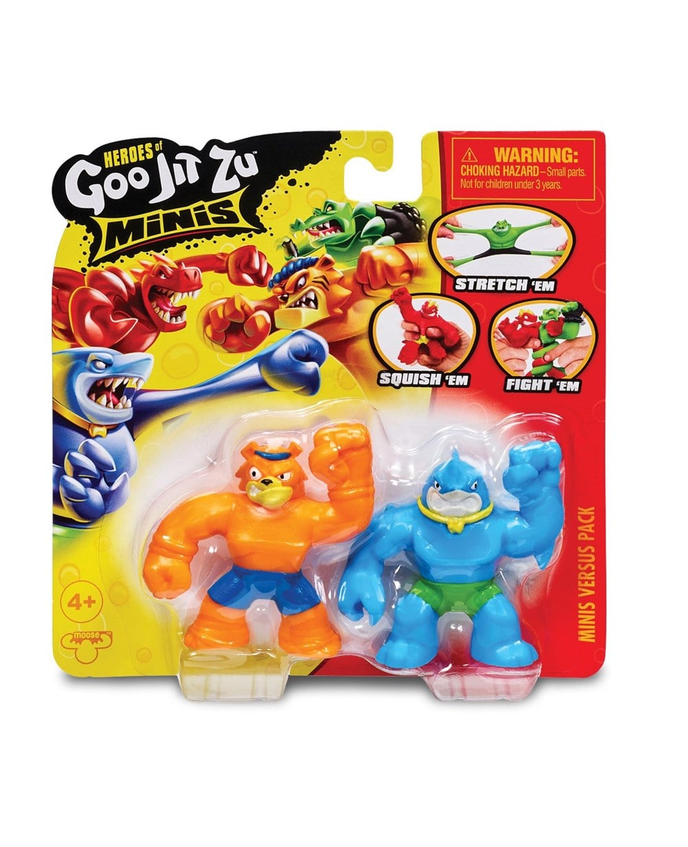 , GIOCHI PREZIOSI, Goojitzu Mini Uzaylı Kahramanlar 2li Thrash VS Tygor 13072