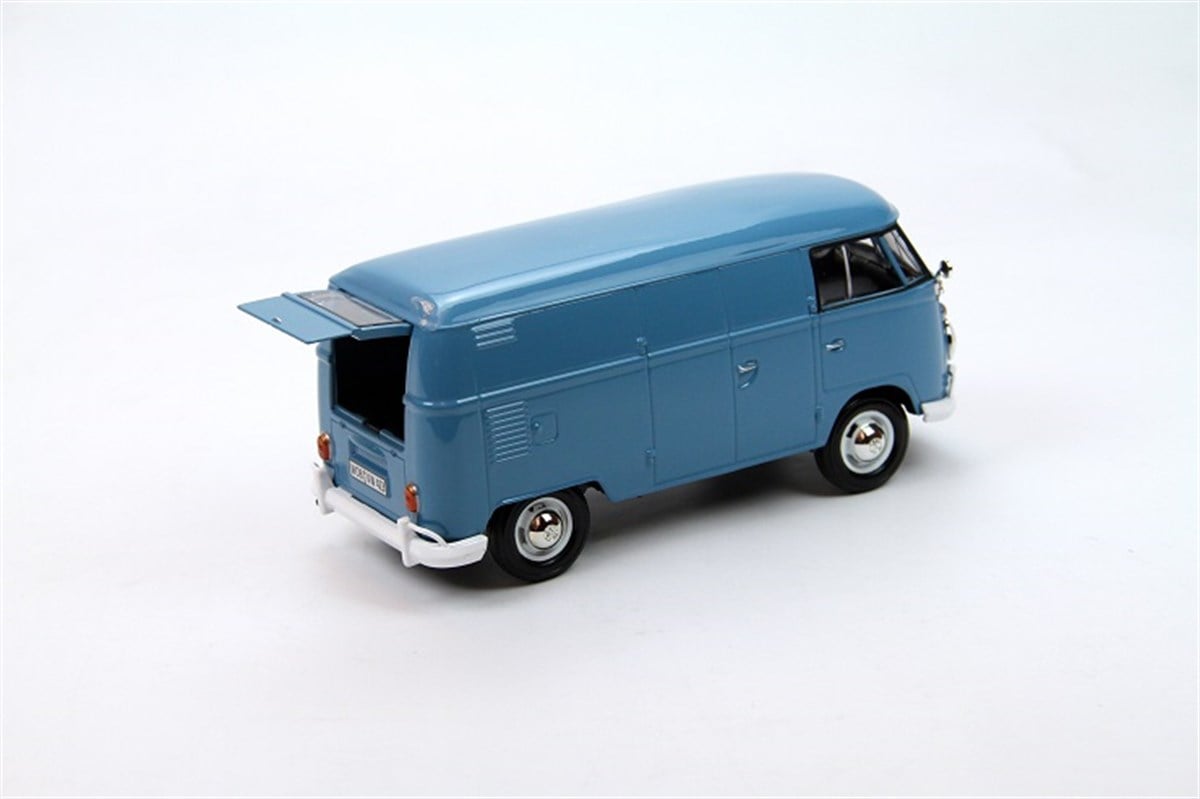  Volkswagen Type 2 T1 Delıvery Van 1:24 Koleksiyon Model Araba Mavi - Motor Max 