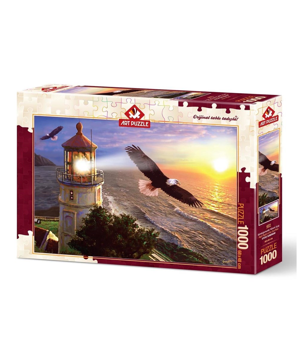 1000 Parça Puzzle, ART PUZZLE, Art Puzzle Gündoğumunda Yüksek Uçuş :1000 Parça Puzzle 4221