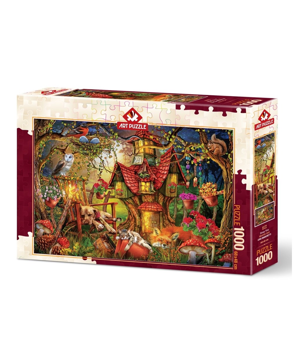 1000 Parça Puzzle, ART PUZZLE, Art Puzzle Miskinlik Vakti 1000 Parça Puzzle 5177