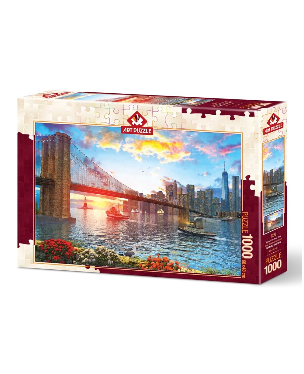 1000 Parça Puzzle, ART PUZZLE, Art Puzzle New York'ta Günbatımı 1000 Parça Puzzle 5185