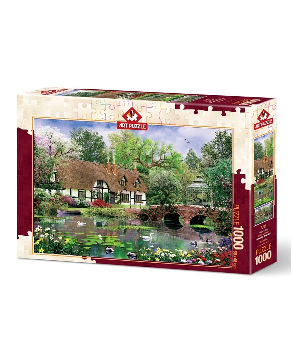 1000 Parça Puzzle, ART PUZZLE, Art Puzzle Nilüfer Çiçekleri 1000 Parça Puzzle 5189