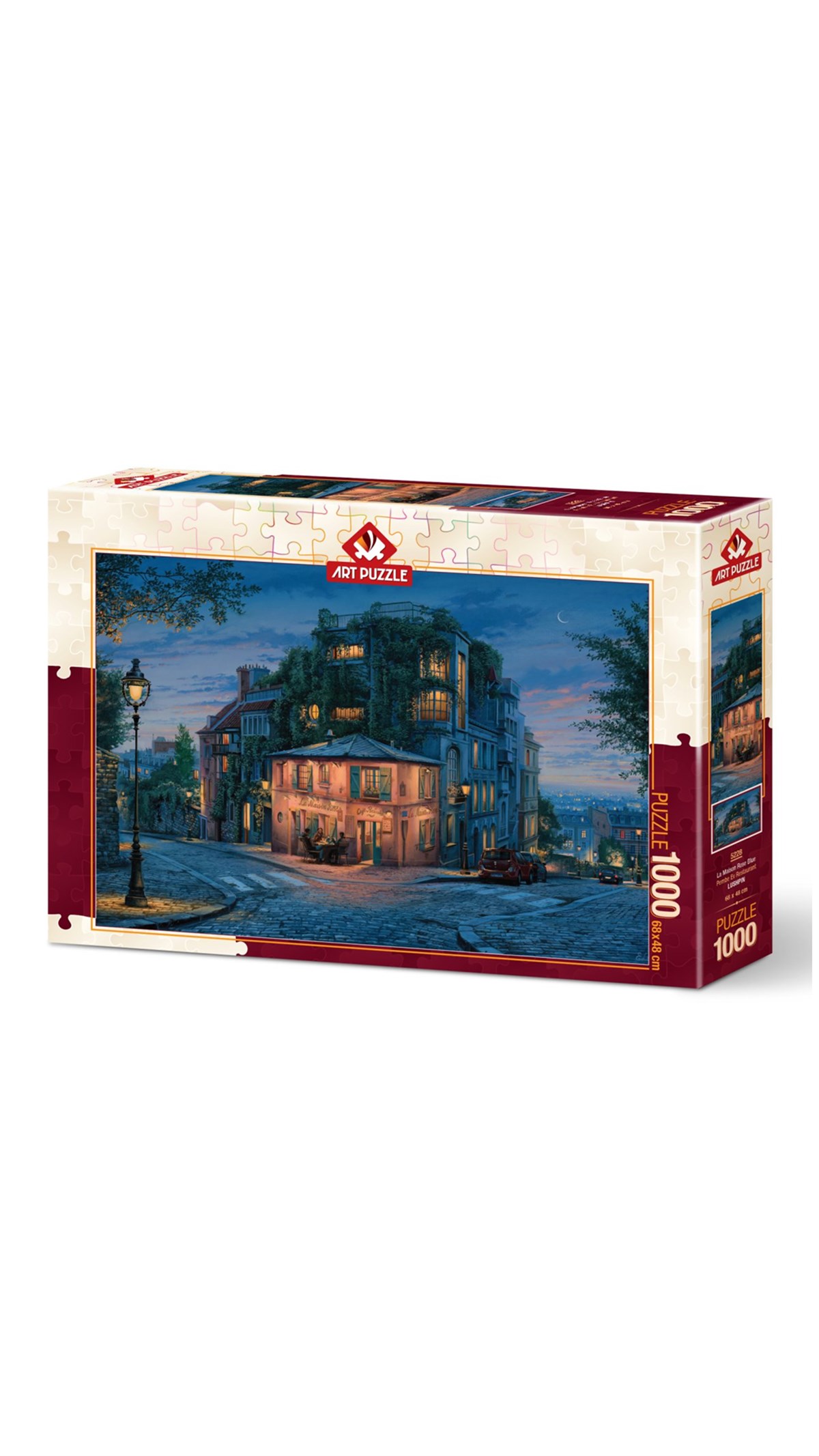1000 Parça Puzzle, ART PUZZLE, Art Puzzle Pembe Ev Restaurant - 1000 Parça 5228