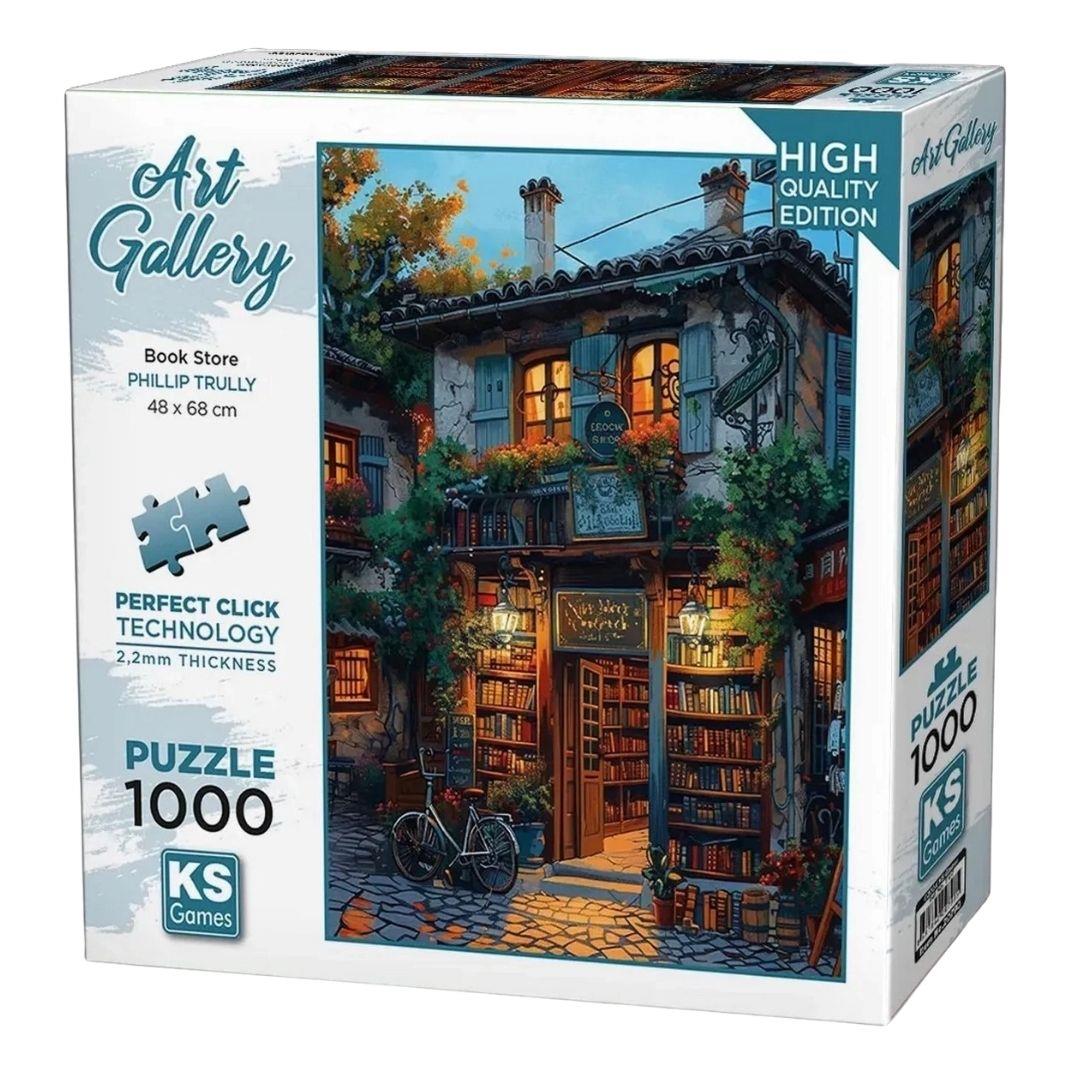 1000 Parça Puzzle, KS GAMES, Book Store Puzzle 1000 Parça 20790