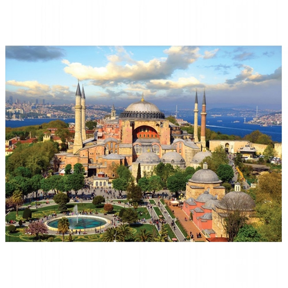 1000 Parça Puzzle, Merkez Oyuncak, Doğuş 1000 Parça Puzzle İstanbul Ayasofya Müzesi 008
