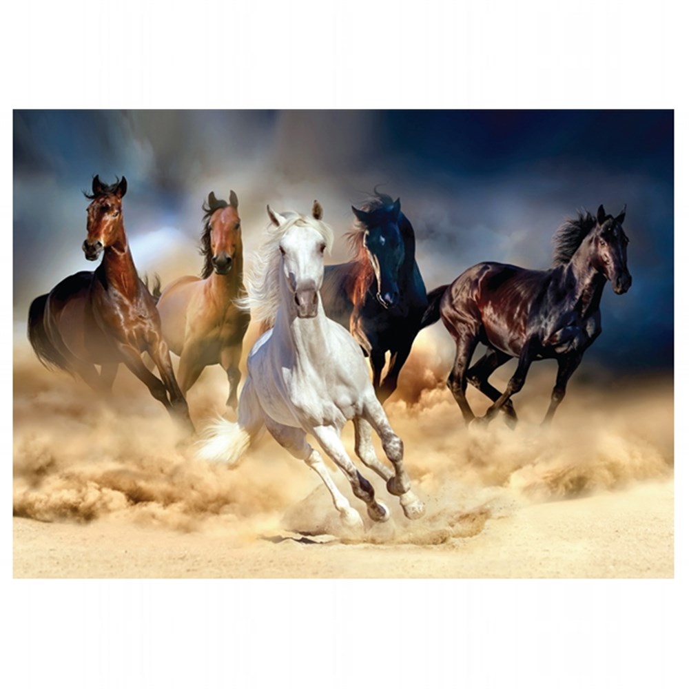 1000 Parça Puzzle, Merkez Oyuncak, Doğuş 1000 Parça Puzzle Koşan At Mustang 0018