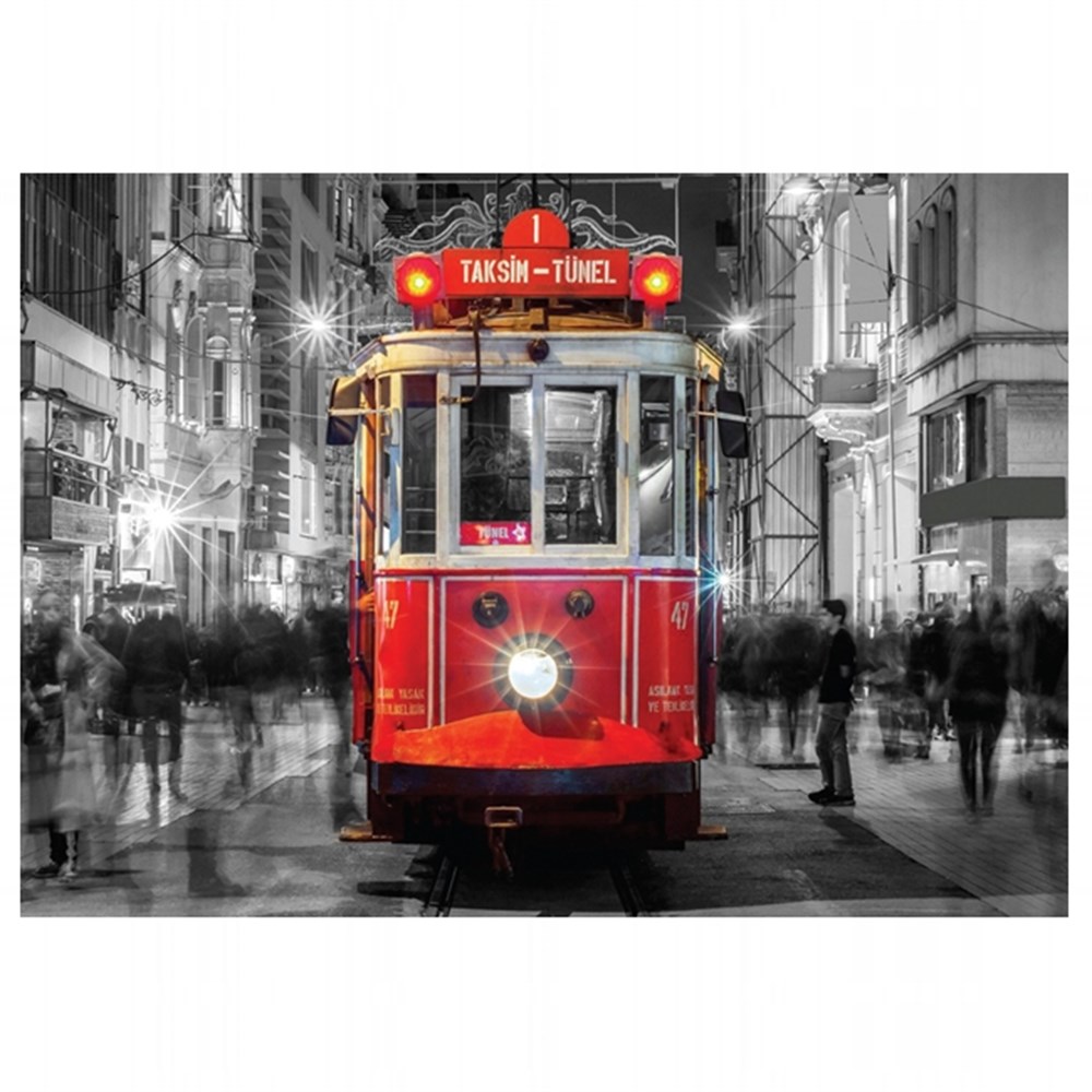1000 Parça Puzzle, Merkez Oyuncak, Doğuş 1000 Parça Puzzle Taksim Tünel 006