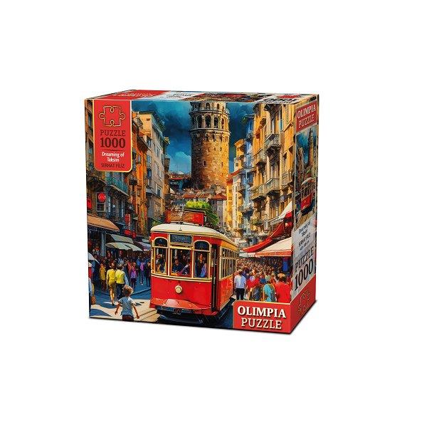 1000 Parça Puzzle, KS GAMES, Dreaming of Taksim Olimpia Puzzle 1000 Parça 15004