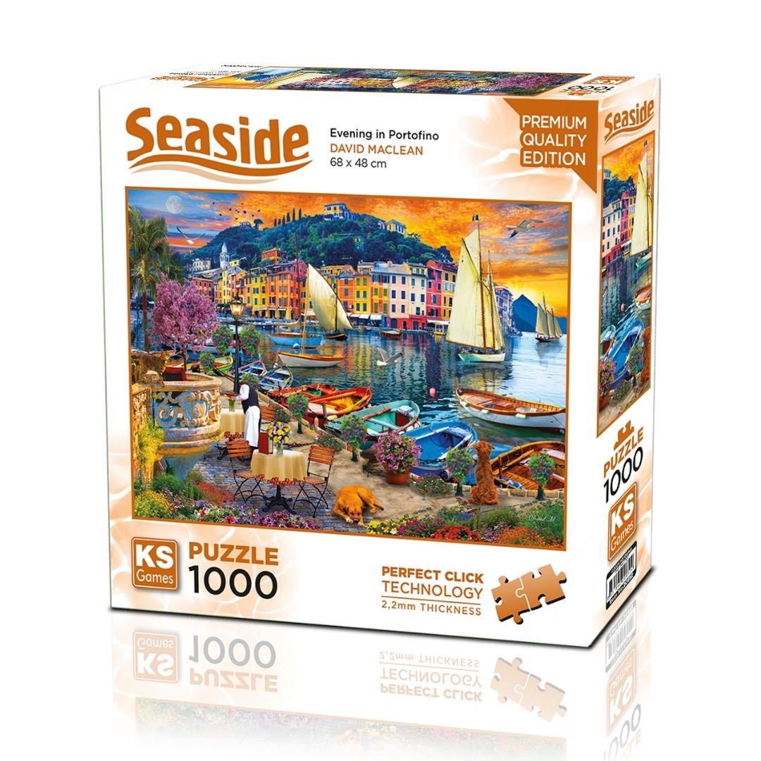 1000 Parça Puzzle, KS GAMES, Evening in Portofino Puzzle 1000 Parça 20812