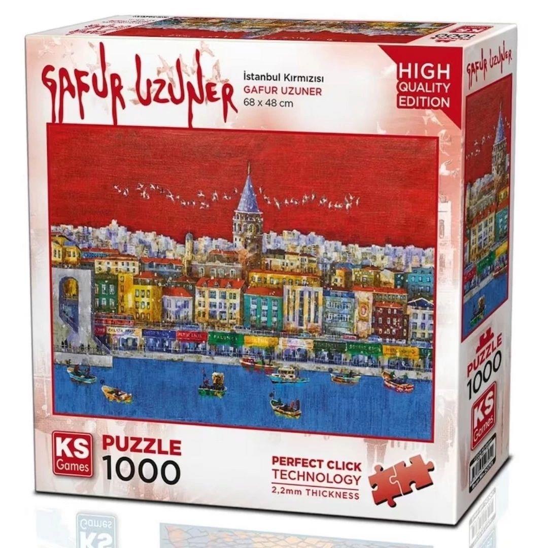 1000 Parça Puzzle, KS GAMES, İstanbul Kırmızısı Puzzle 1000 Parça 20791