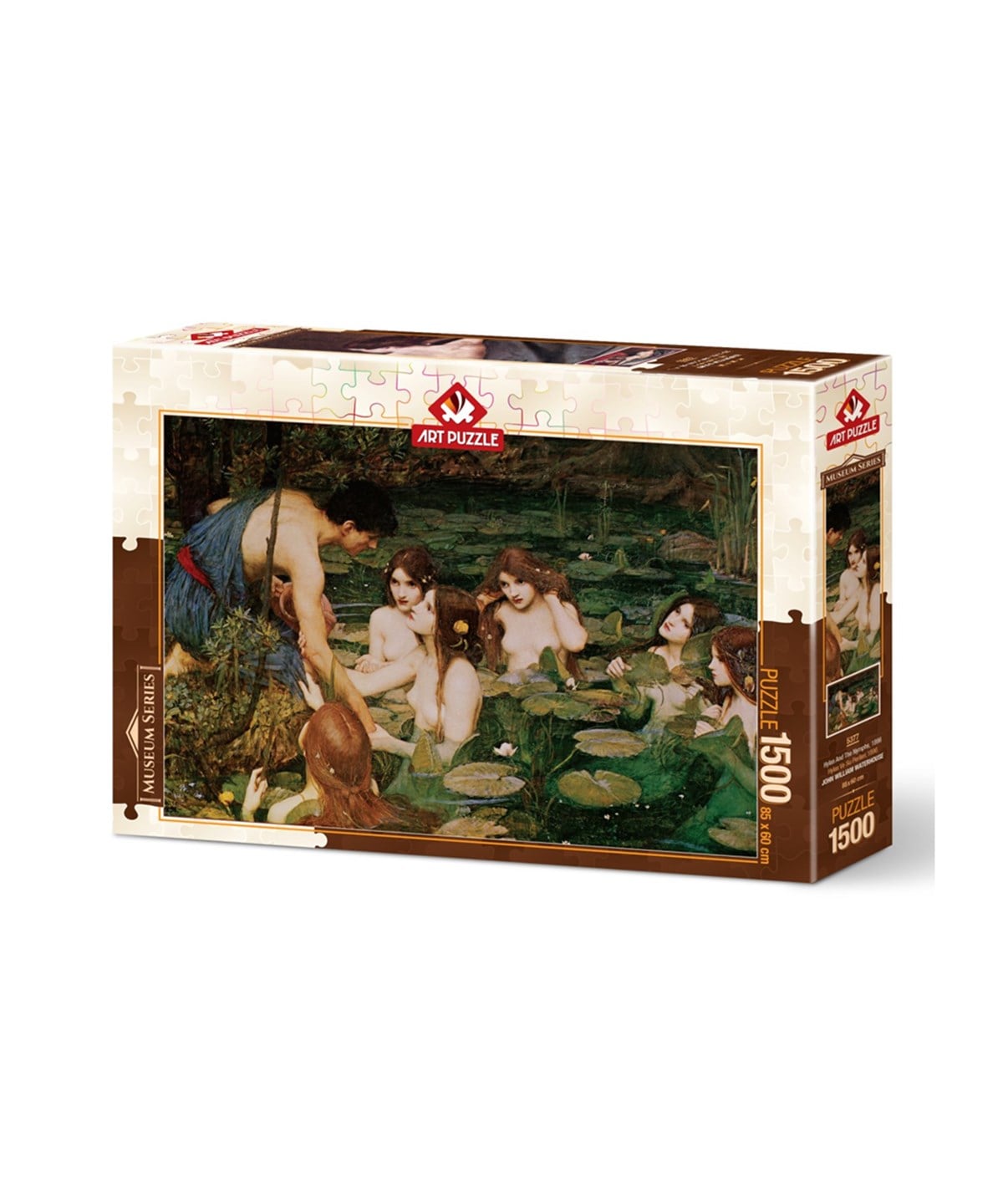 1500 Parça Puzzle, ART PUZZLE, Art Puzzle Hylas ve Su Perileri, 1896 - 1500 Parça 5377