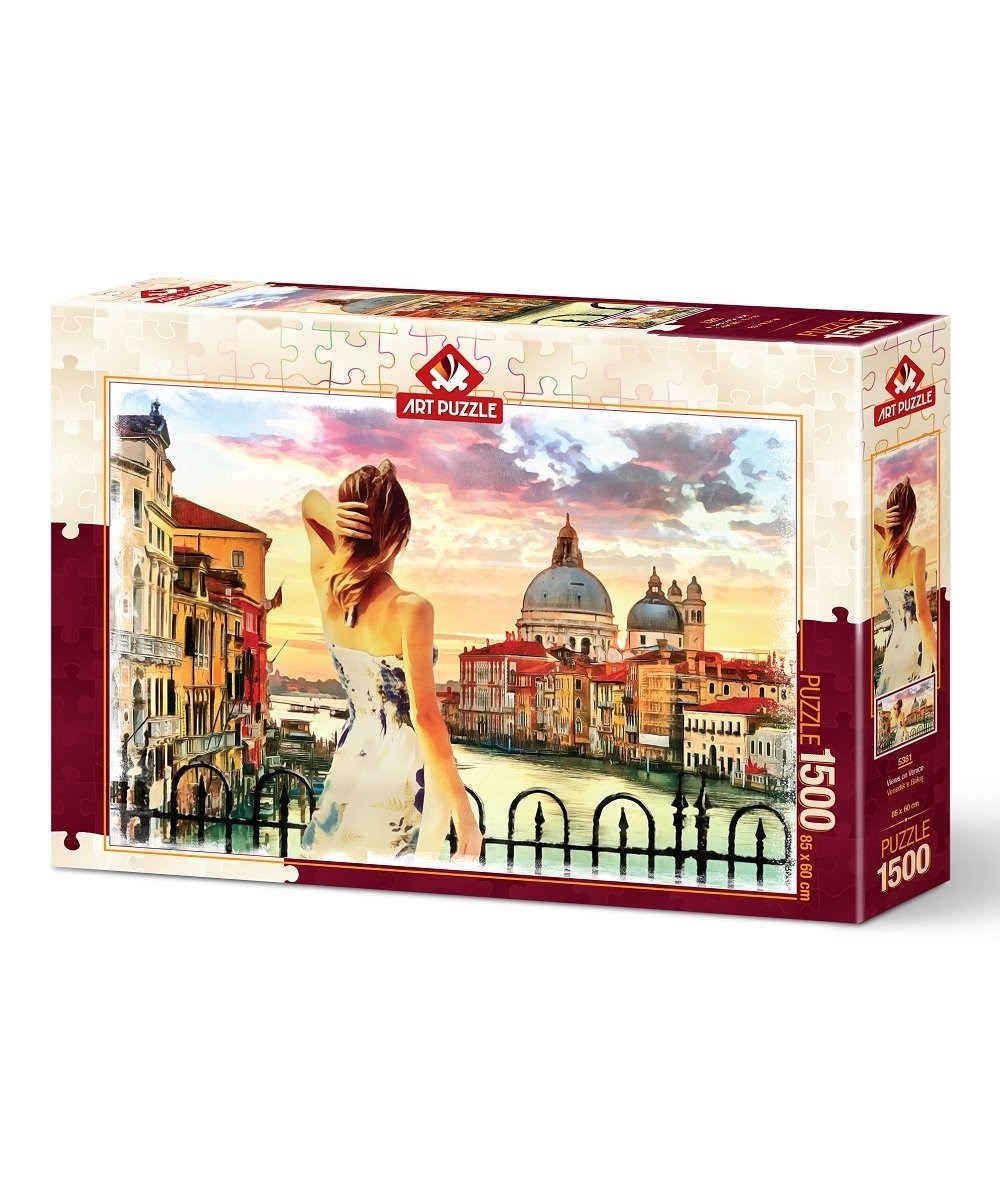 1500 Parça Puzzle, ART PUZZLE, Art Puzzle Venedik'e Bakış :1500 Parça Puzzle 5381