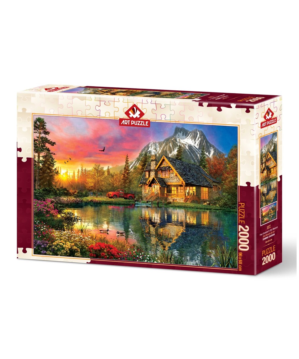 2000 Parça Puzzle, ART PUZZLE, Art Puzzle Dört Mevsim Bir An :2000 Parça Puzzle 5477