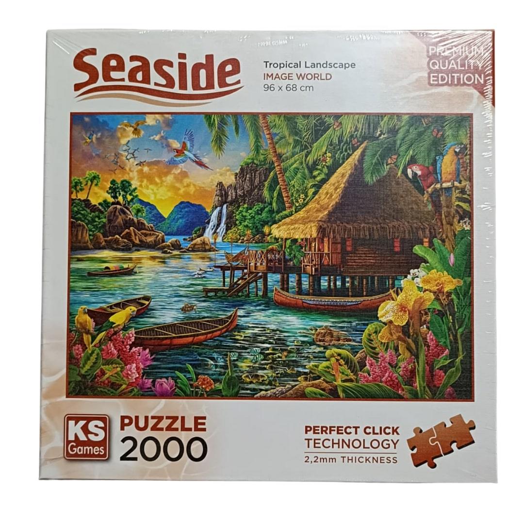 2000 Parça Puzzle, KS GAMES, Tropical Landscape Puzzle 2000 Parça 22531