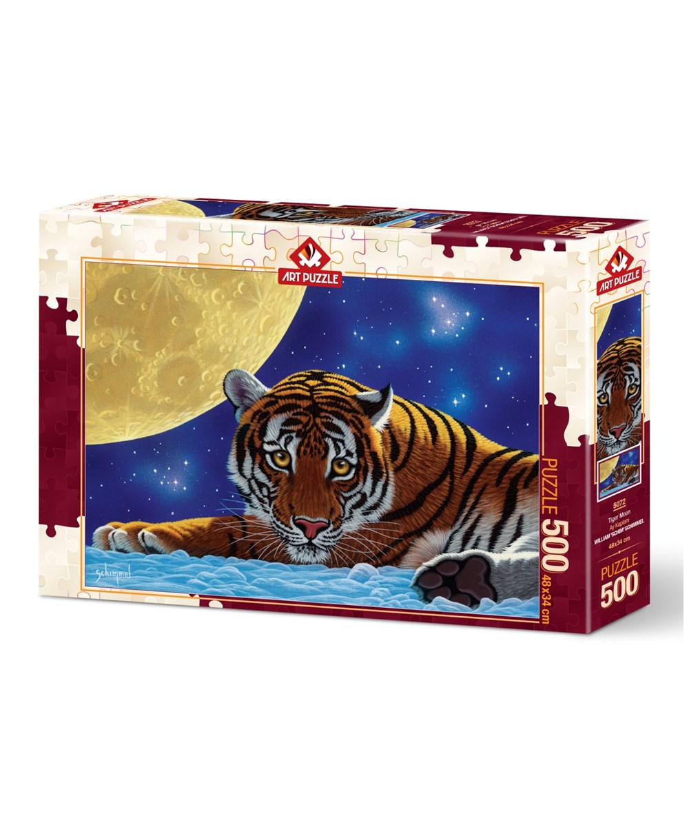 500 Parça Puzzle, ART PUZZLE, Art Puzzle Ay Kaplanı :500 Parça Puzzle 5072