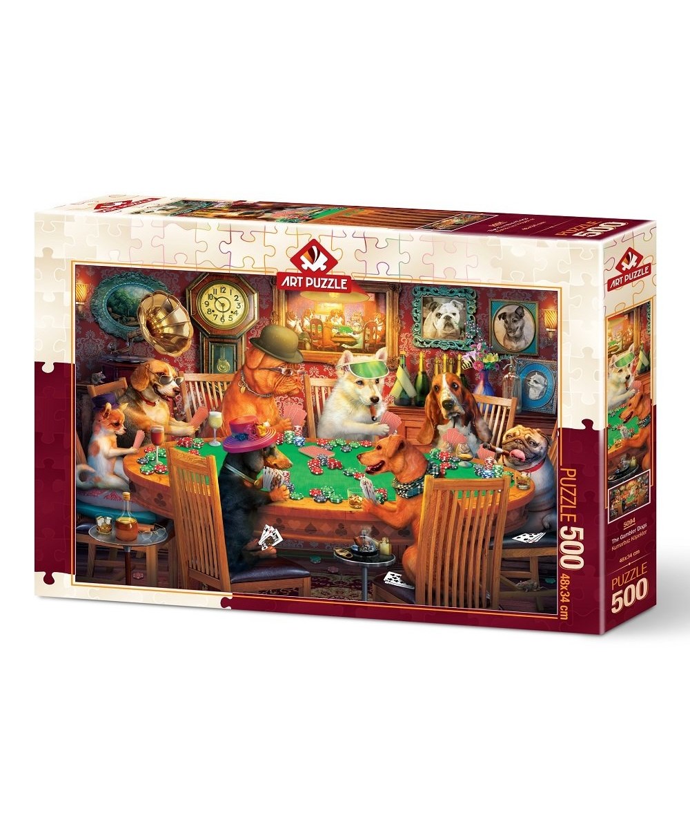 500 Parça Puzzle, ART PUZZLE, Art Puzzle Kumaraz köpekler :500 parça 5094