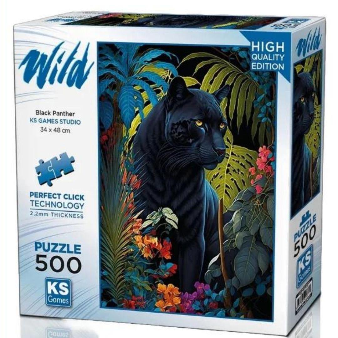 500 Parça Puzzle, KS GAMES, Black Panther Puzzle 500 Parça 20071