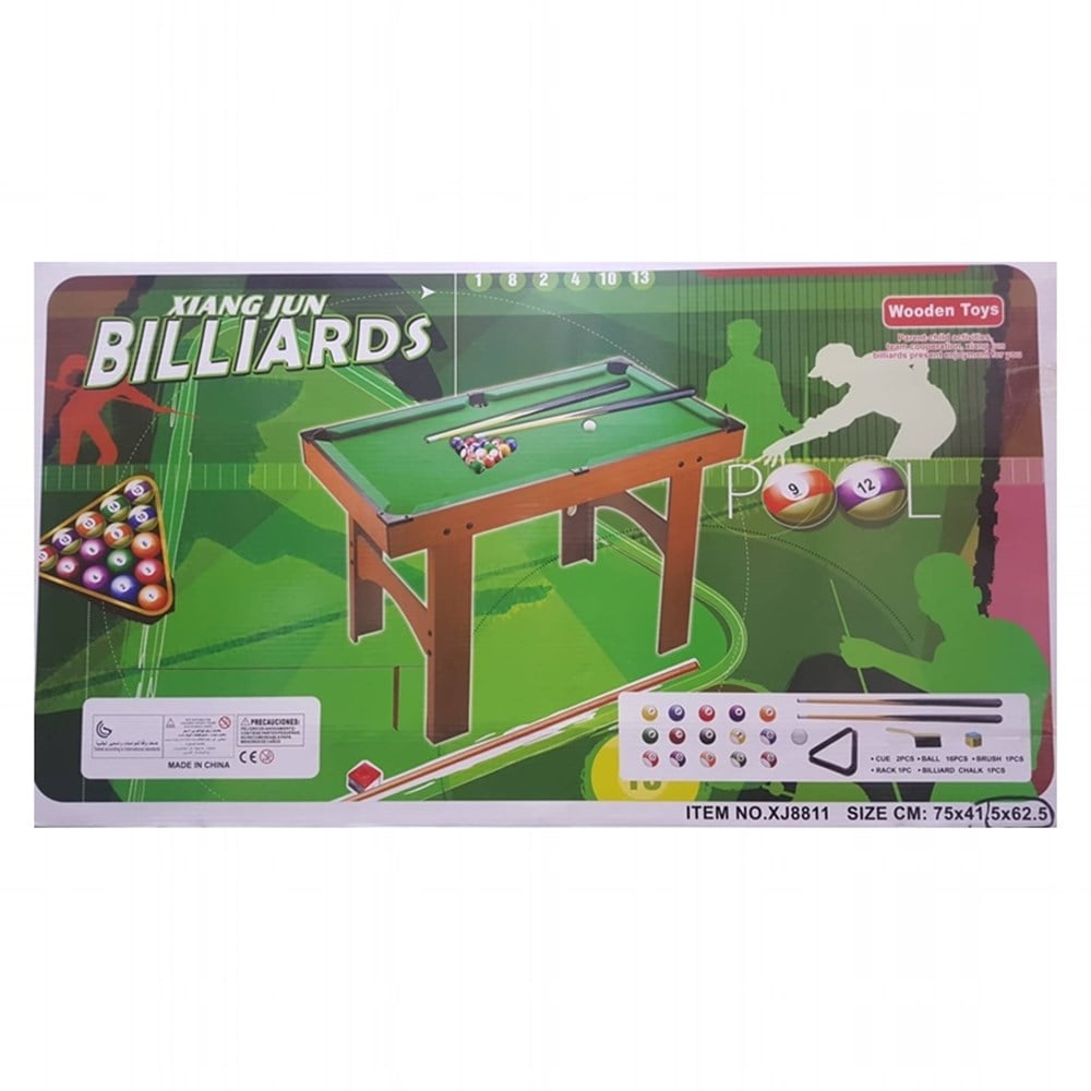 Ahşap Bilardo Oyun Seti 