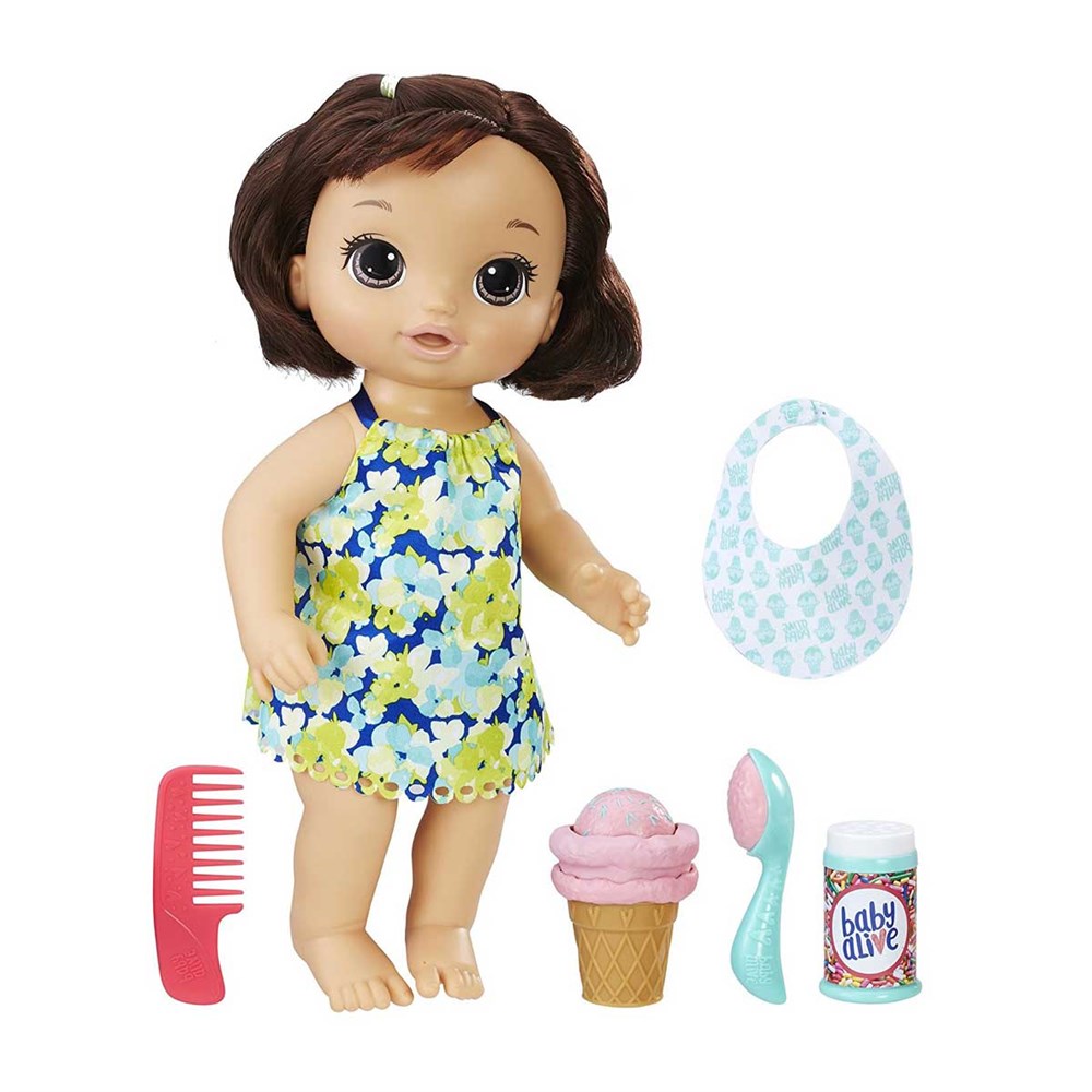 Baby Alive Kumral Bebeğimle Dondurma Zamanı C1089