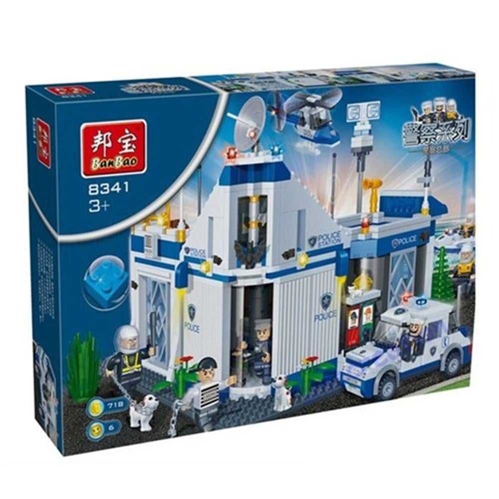 Banbao Lego Setleri, Banbao, Banbao Lego Seti 8341 Polis Karakolu 718 Parça