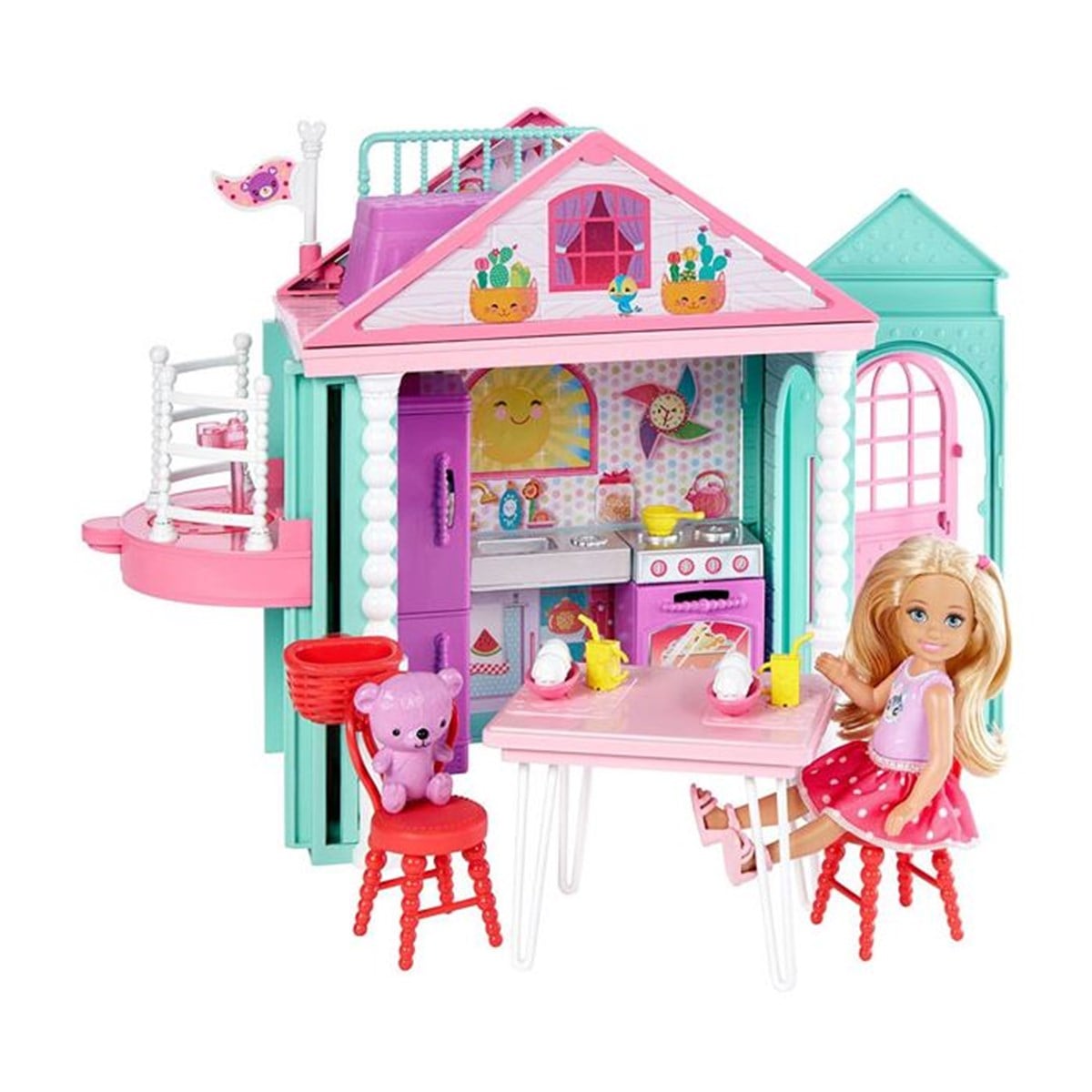 Barbie Club Chelseanin İki Katlı Evi DWJ50