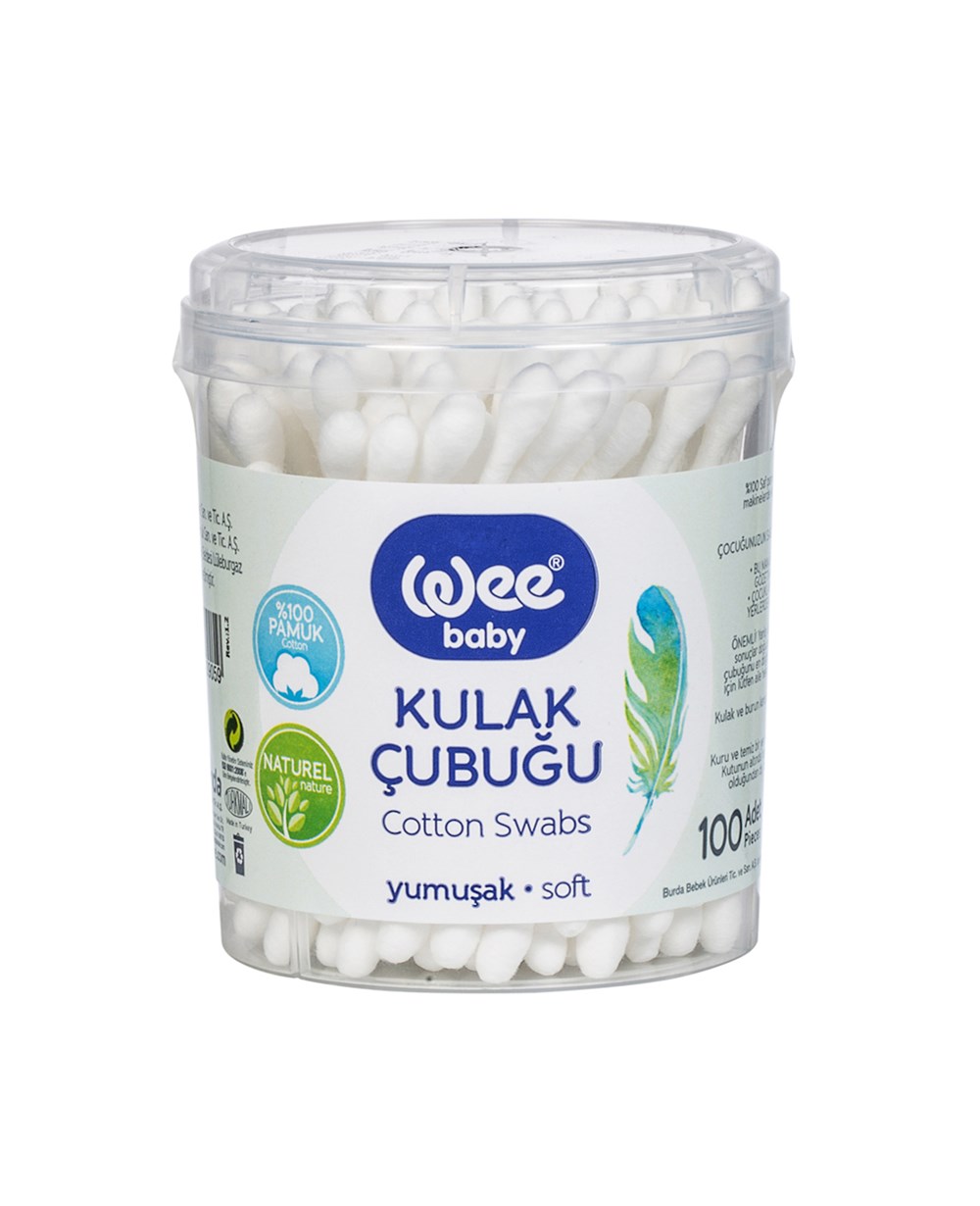 Bebek Bakım ve Sağlık, WEE BABY, Wee Baby Kulak Çubuğu 100'lü 905
