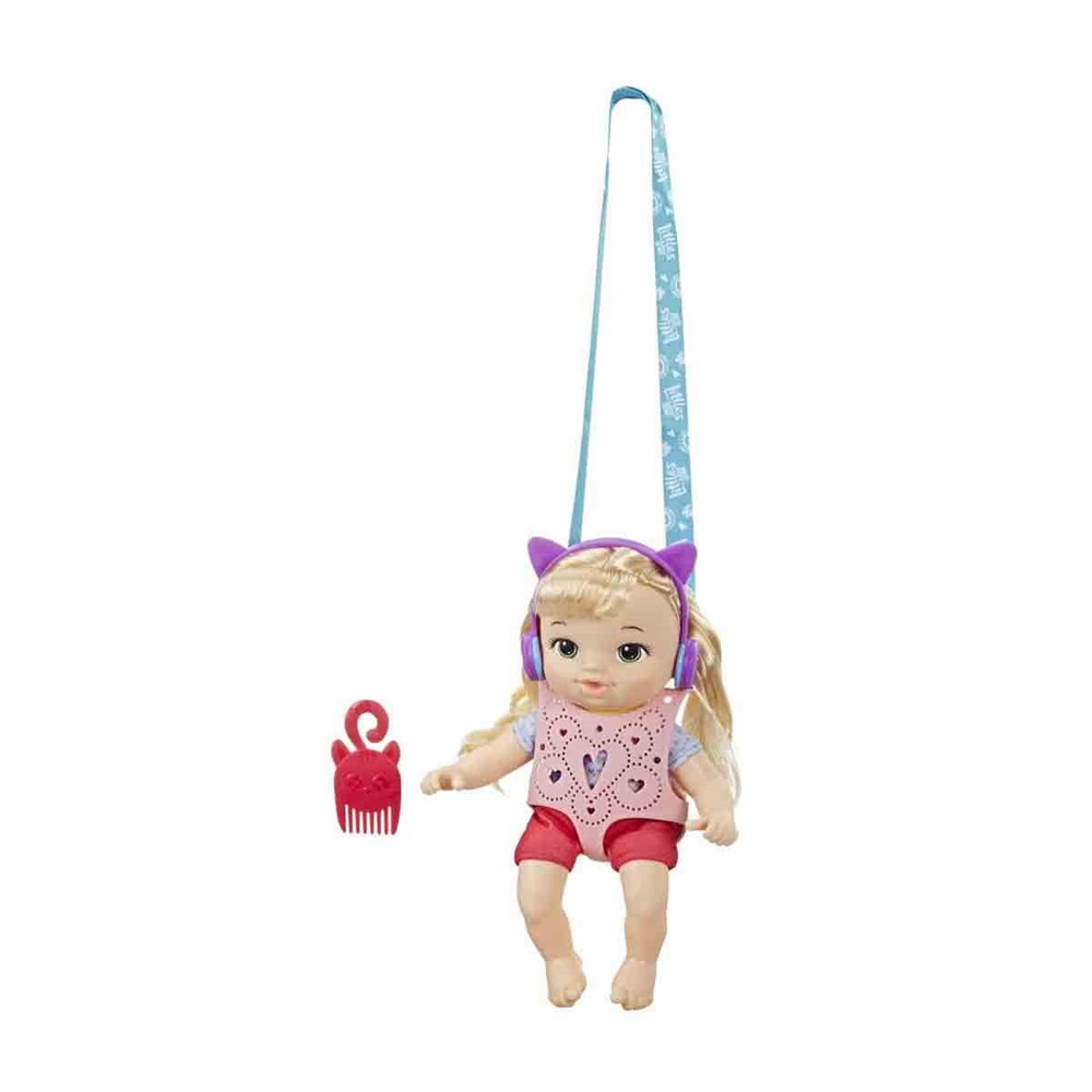 Bez Bebekler, Baby Alive, Baby Alive Minik Bebeğim ve Bebek Kangurusu E6646 E7176 Pembe Kanguru