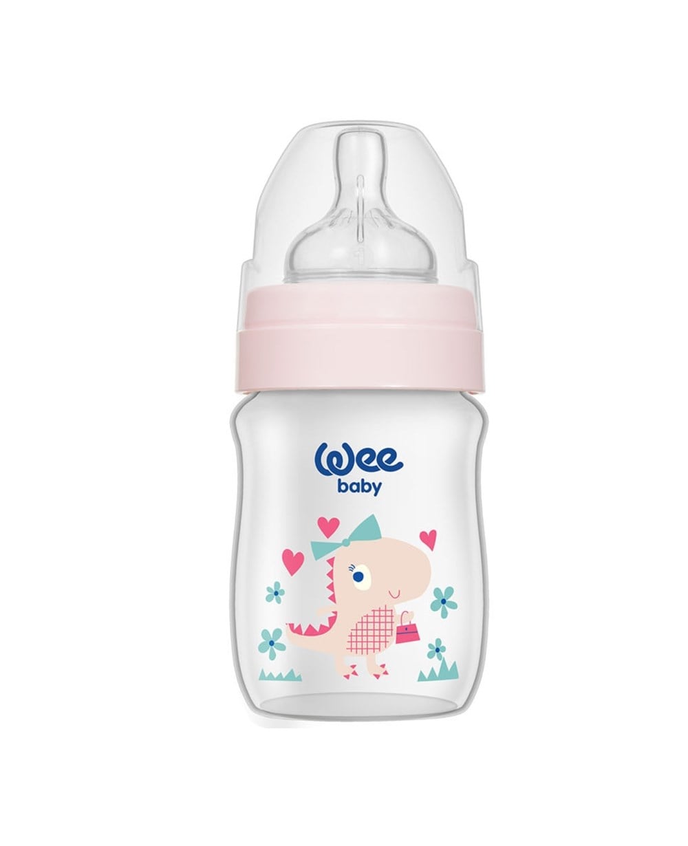 Biberon, WEE BABY, Wee Baby Klasik Plus Geniş Ağızlı PP Biberon 150 ml 135 Pembe