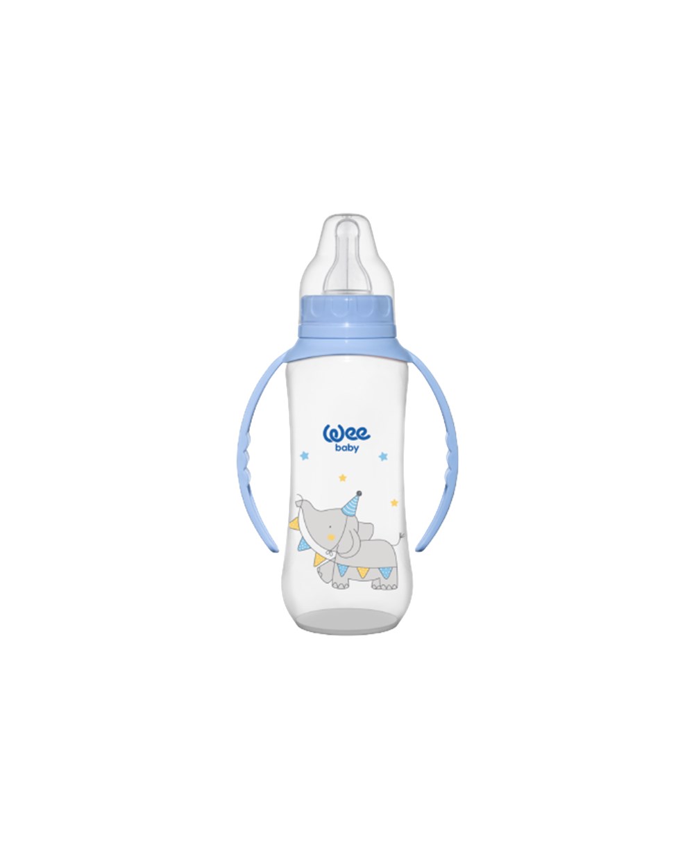 Biberon, WEE BABY, Wee Baby Kulplu PP Biberon 270 ml 745 Mavi
