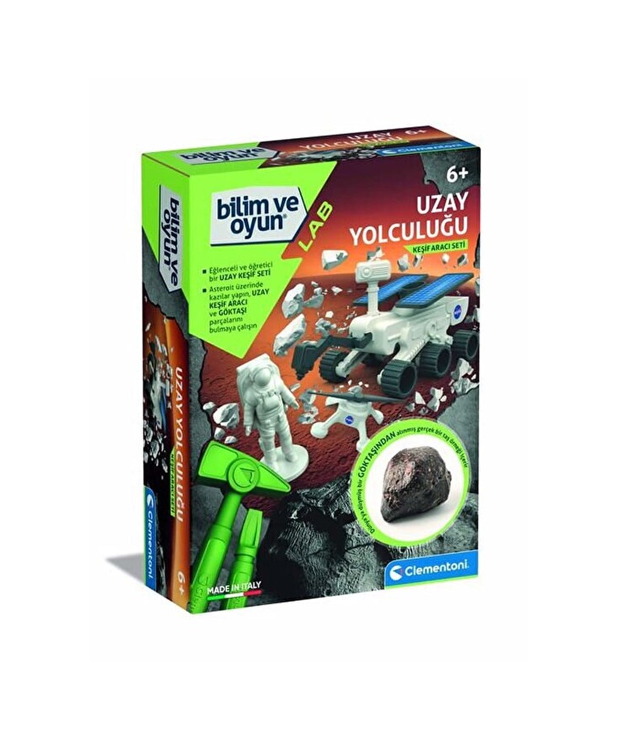 Bilim Oyun Setleri, Clementoni, Clementoni Bilim ve Oyun Uzay Yolculuğu Keşif Aracı Seti 64190