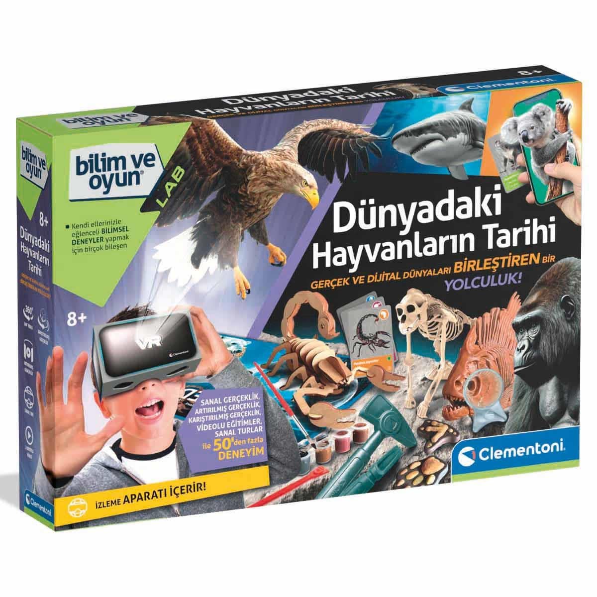 Bilim Oyun Setleri, Clementoni, Clementoni Bilim ve Oyun Dünyadaki Hayvanların Tarihi 64093